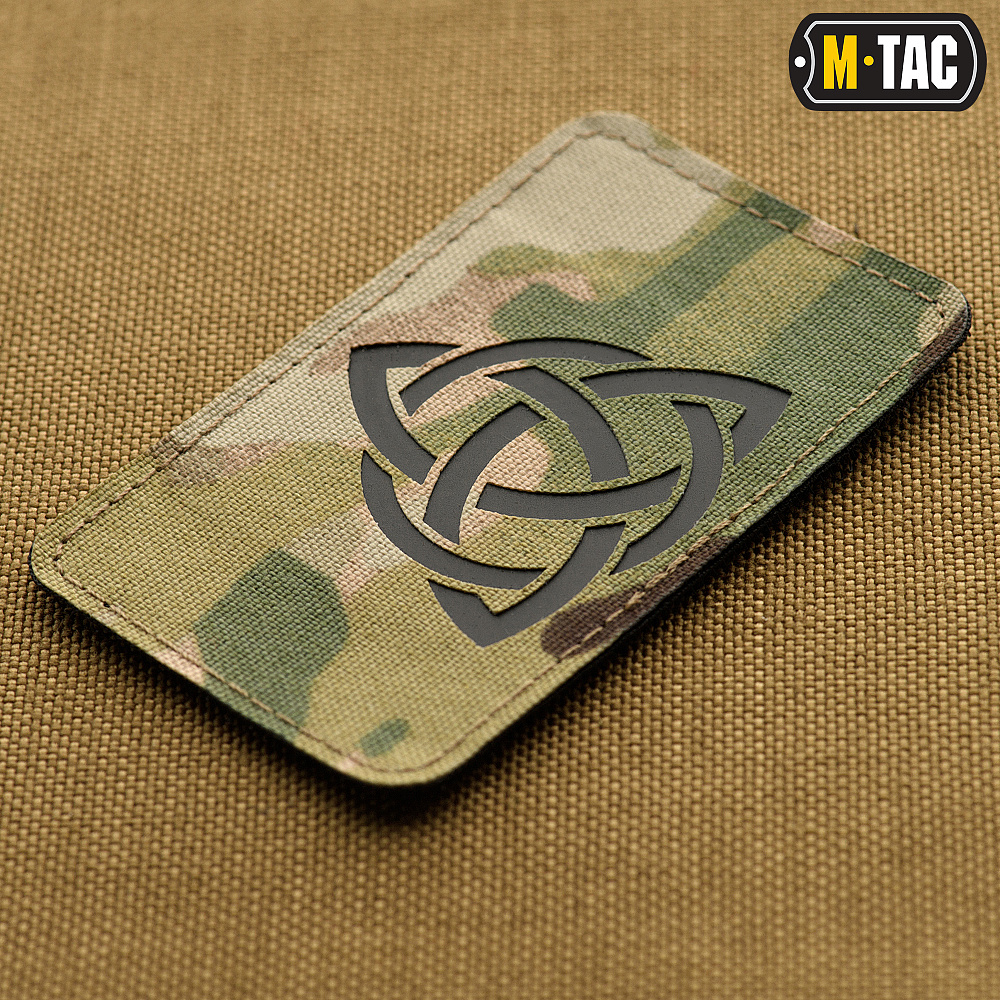 Нашивка M-Tac Трикветр Laser Cut Multicam/Black  Фото 2